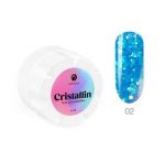 Cristallin №02 "Голубой кристалл" 6 мл. Гель для дизайна ногтей ADRICOCO
