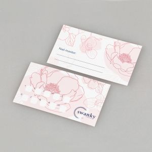 Набор визиток для Мастера Swanky Stamping Пионы - NOGTISHOP