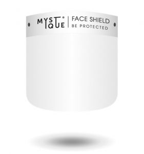 Защитный экран для лица на резинке Mystique - NOGTISHOP