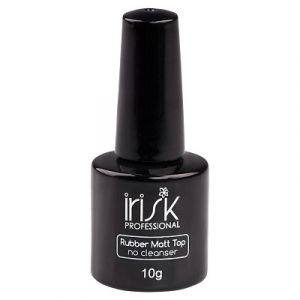 Топ каучуковый IRISK Rubber Matt Top No Cleanser без липкого слоя, 10гр  - NOGTISHOP