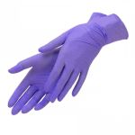 Перчатки нитриловые 50 пар/100 шт, фиолетовые, размер "M", 3,5 гр.