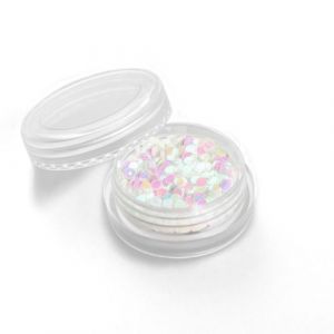 Пайетки круглые Disco - Розовые (2 мм) MONAMI - NOGTISHOP