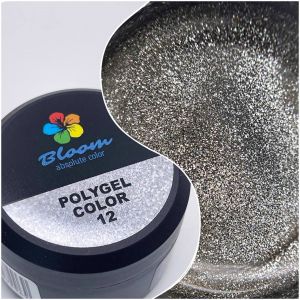 Poly Gel №12 Bloom полигель Серебряный 12 мл  - NOGTISHOP