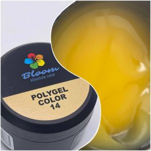 Poly Gel №14 Bloom полигель Желтый 12 мл - NOGTISHOP