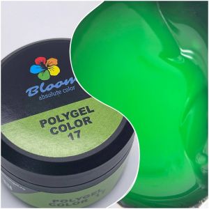 Poly Gel №17 Bloom полигель Зеленый 12 мл  - NOGTISHOP