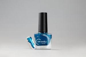 Акварельные краски Металлик Swanky Stamping №06 - Голубой, 5 мл  - NOGTISHOP