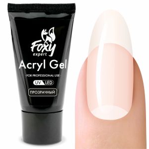 Акрил-гель (Acryl gel) Прозрачный, FOXY, 30 мл  - NOGTISHOP