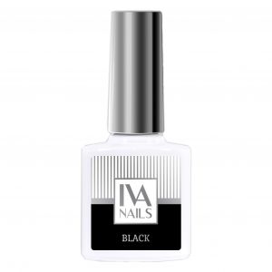 Гель-лак Black, IVA Nails 8 мл. - NOGTISHOP