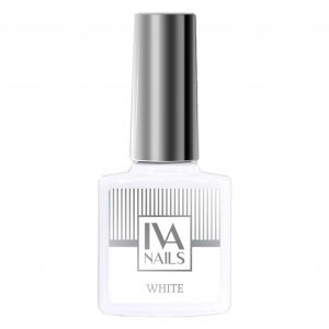 Гель-лак White, IVA Nails 8 мл. - NOGTISHOP