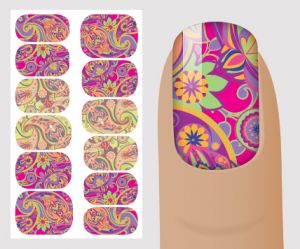 Слайдер для дизайна ногтей, "Этнические" №E124,  NOGTIKA - NOGTISHOP