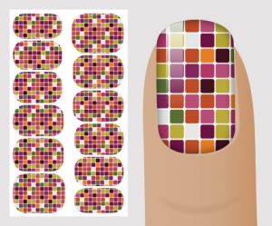 Слайдер для дизайна ногтей, "Мозаика" №M107 ,  NOGTIKA - NOGTISHOP
