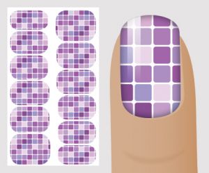Слайдер для дизайна ногтей, "Мозаика" №M113 ,  NOGTIKA - NOGTISHOP