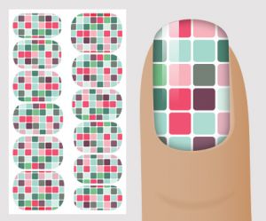 Слайдер для дизайна ногтей, "Мозаика" №M118 ,  NOGTIKA - NOGTISHOP