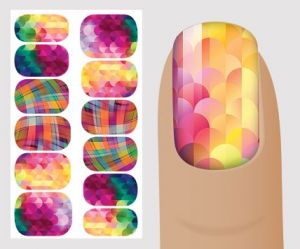 Слайдер для дизайна ногтей, "Мозаика" №M127 ,  NOGTIKA - NOGTISHOP