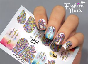 Слайдер дизайн Metallic M181 FashionNails - NOGTISHOP