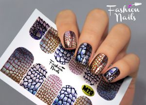 Слайдер дизайн Metallic M28 FashionNails - NOGTISHOP