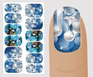 Слайдер для дизайна ногтей, "Праздники" №P139,  NOGTIKA - NOGTISHOP