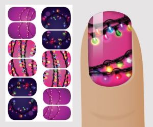 Слайдер для дизайна ногтей, "Праздники" №P145,  NOGTIKA - NOGTISHOP