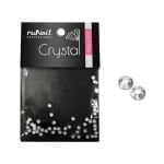 Стразы RuNail, кристаллы 1.0 мм, прозрачные, 40-50 шт.