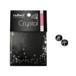 Стразы RuNail, кристаллы 1.5 мм, чёрные, 40-50 шт.