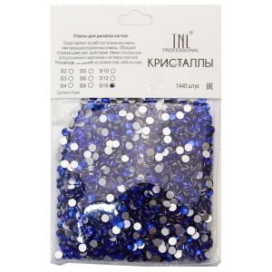 Стразы TNL Тёмно-синие №16, кристаллы Swarovski 4.0 мм, 1440 шт. - NOGTISHOP
