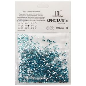 Стразы TNL Голубые №06, кристаллы Swarovski 2.0 мм, 1440 шт. - NOGTISHOP