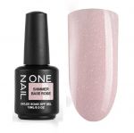 One Nail Shimmer Base Rose Камуфлирующая база, 15 мл.