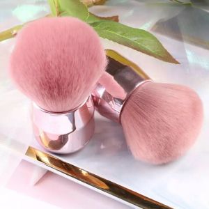 Кисть-сметка для удаления пыли с мягким ворсом синяя - NOGTISHOP