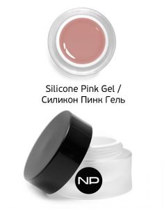 Гель укрепляющий Silicone Pink Gel, Nano Professional, 15 мл - NOGTISHOP