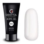  Grattol Acryl Gel 02 белый, 30 мл.