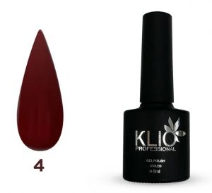 Гель-лак Red collection №04, KLIO, 8 мл   - NOGTISHOP