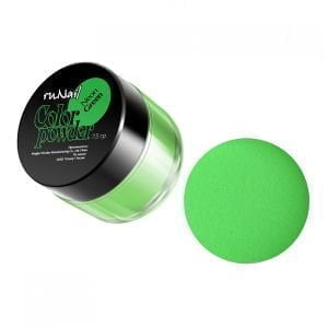 Цветная акриловая пудра Neon Green, 7,5 гр.