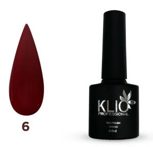 Гель-лак Red collection №06, KLIO, 8 мл   - NOGTISHOP