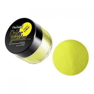 Цветная акриловая пудра Neon Yellow, 7,5 гр.