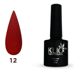 Гель-лак Red collection №12, KLIO, 8 мл - NOGTISHOP