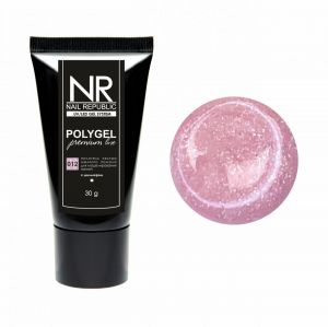 Полигель PolyGel Premium line №12, 30 гр Сиреневый (туба), Nail Republic - NOGTISHOP