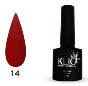 Гель-лак Red collection №14, KLIO, 8 мл - NOGTISHOP