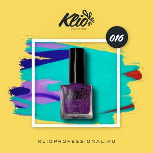 Лак для стэмпинга №016, Klio  - NOGTISHOP