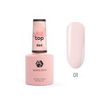 Top Gel Polish ADRICOCO Milk Top №01 Натуральный, 8 мл