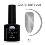 Гель-лак Lunaline Crystal Cat’s Eye №01 Silver, 10 мл 