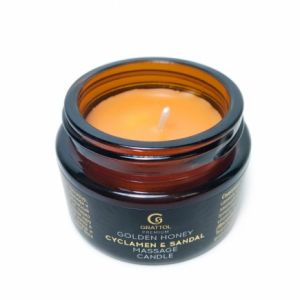 Свеча Массажная Grattol Premium Massage Candle Сyclamen & Sandal, 30мл - NOGTISHOP