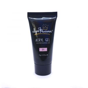 ACRYL GEL №01 15 гр нежно-розовый, Луи Филипп  - NOGTISHOP