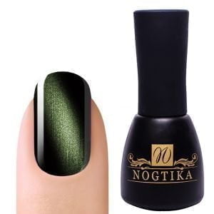 Гель-лак топ "Кошачий глаз" Зеленый GT03 Nogtika Gel Polish Top, 5 мл - NOGTISHOP