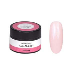 Base Nail Best Nude Rubber №08, в банке 30 g - NOGTISHOP