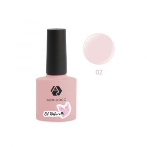 Гель-лак ADRICOCO Est Naturelle №02 камуфлирующий нежно-розовый, 8 мл. - NOGTISHOP