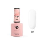 Top Gel Polish ADRICOCO Milk Top №02 Молочный, 8 мл