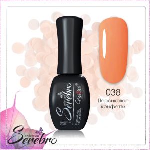 Гель-лак Serebro №038 11 мл      - NOGTISHOP