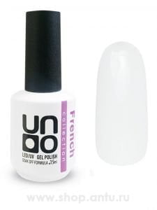 Гель–лак №F07 French Ultra White Ультра белый UNO, 15мл - NOGTISHOP