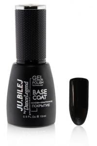 Гель-лак база чёрная Black Base Coat, 15 мл Ju.Bilej - NOGTISHOP