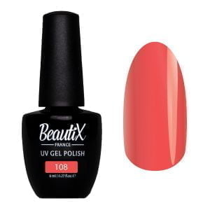 Гель-лак Beautix 108, Красный 8 мл - NOGTISHOP